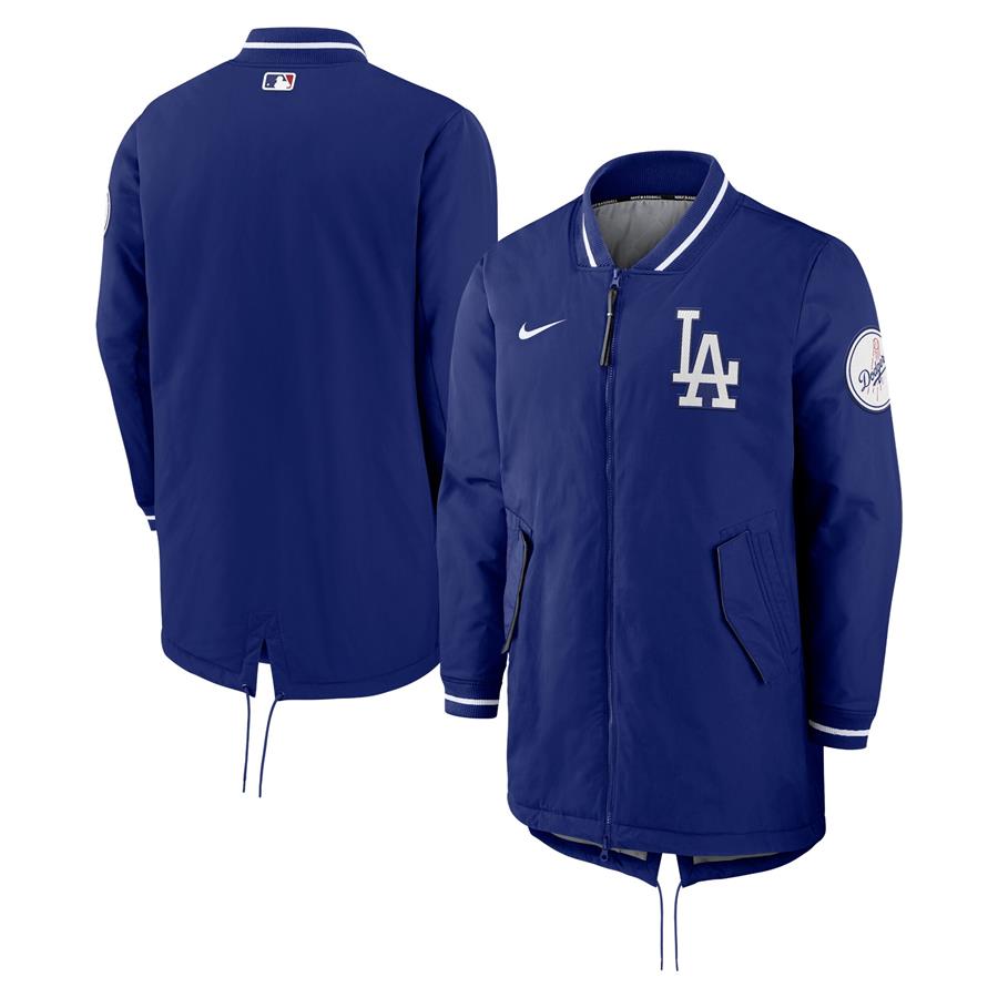 Los Angeles Dodgers Nike Authentic Collection Dugout Performance Full-Zip Jacket - Royal