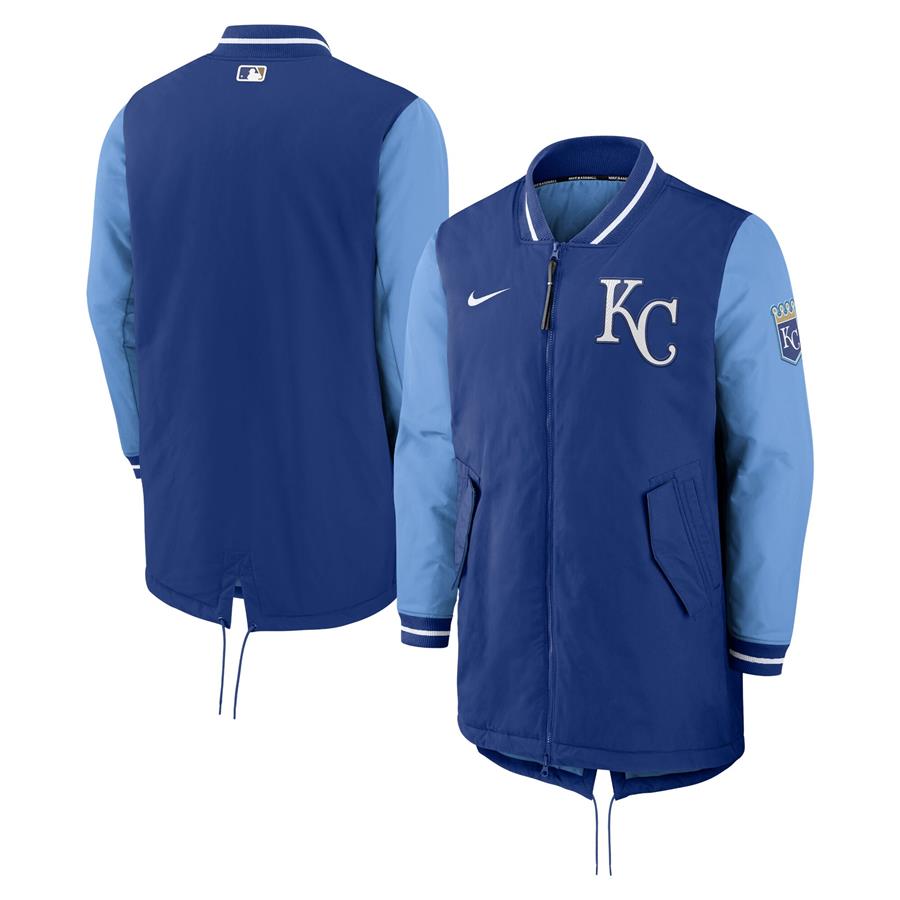 Kansas City Royals Nike Dugout Performance Full-Zip Jacket - Royal