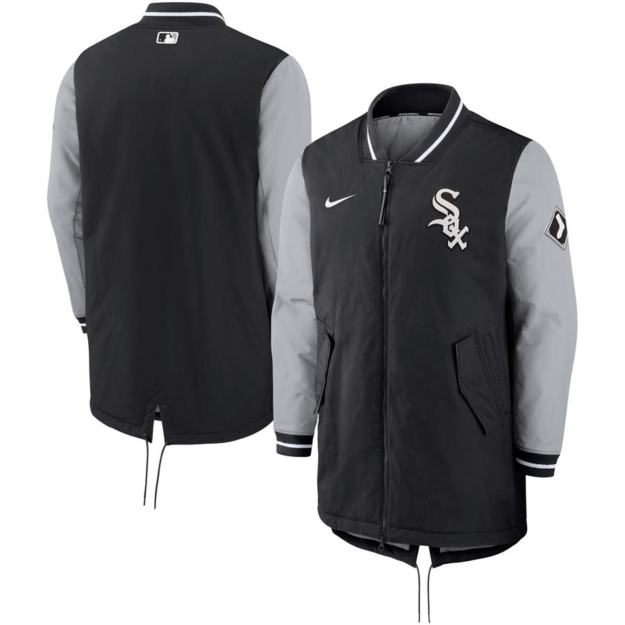 Куртка на молнии Chicago White Sox Nike Dugout Performance (чёрный)