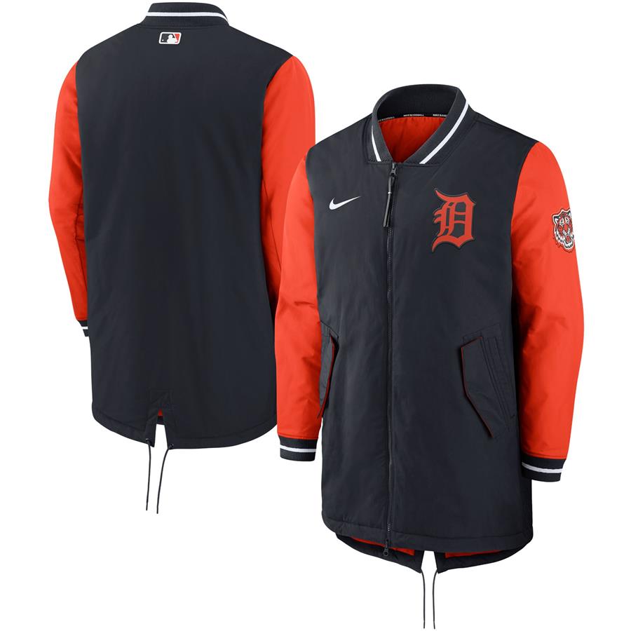 Detroit Tigers Nike Dugout Performance Full-Zip Jacket - Navy
