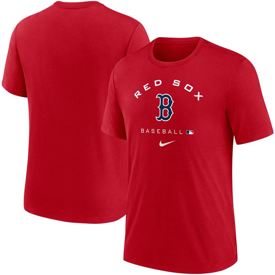 Boston Red Sox Nike Authentic Collection Tri-Blend Performance T-Shirt - Red