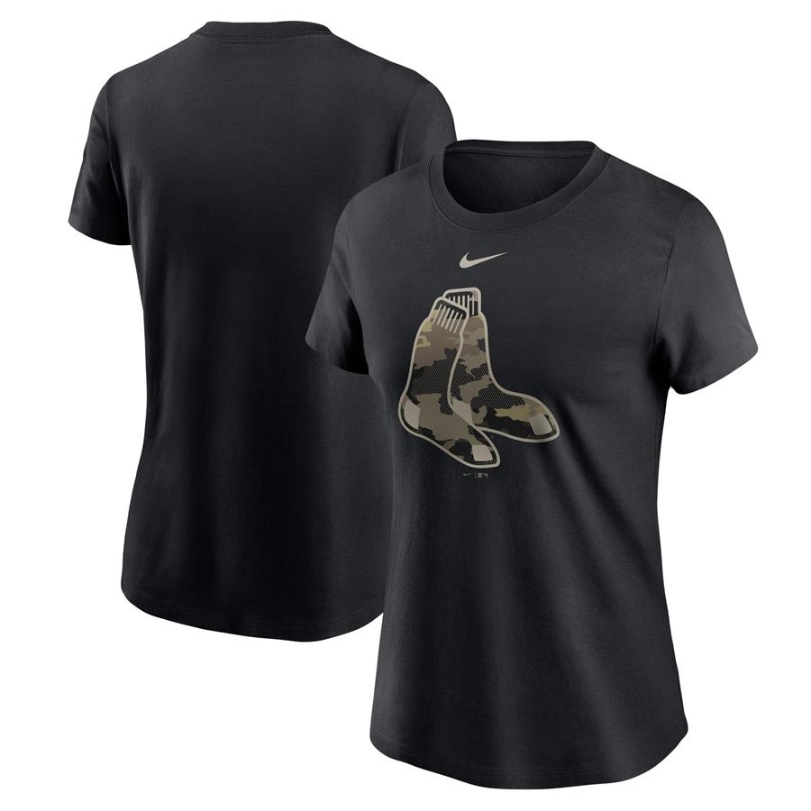 Boston Red Sox Nike Women's Alternative Logo T-Shirt - Black