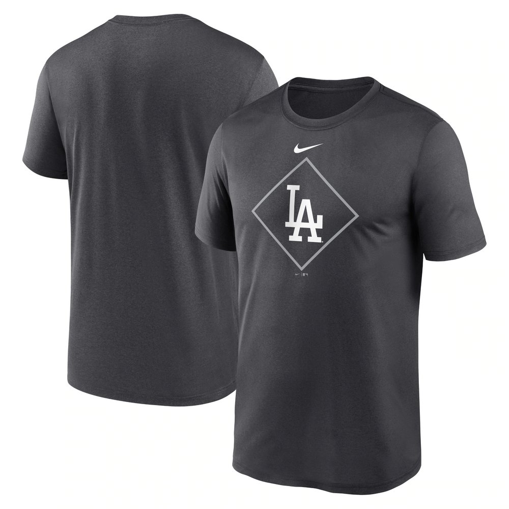 Los Angeles Dodgers Nike Legend Icon Performance T-Shirt - Anthracite