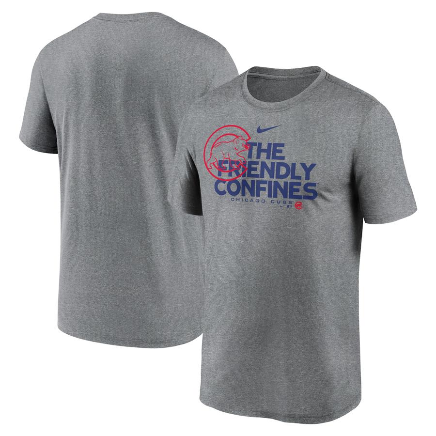Chicago Cubs Nike Local Rep Legend Performance T-Shirt - Heathered Charcoal