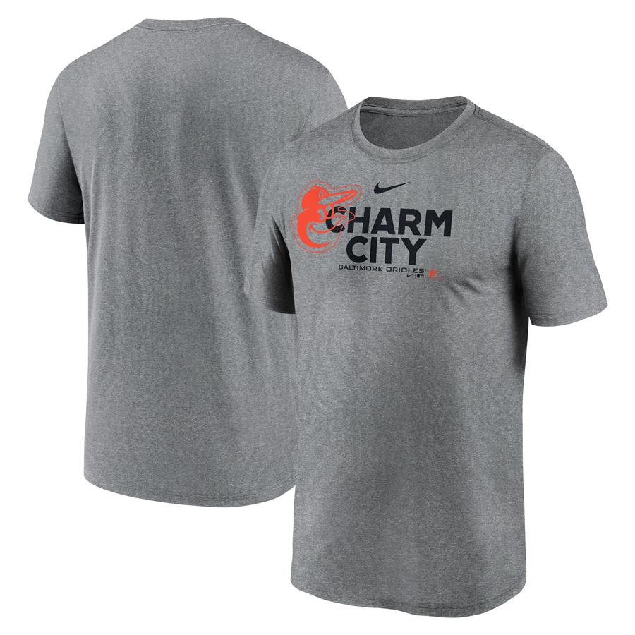 Baltimore Orioles Nike Local Rep Legend Performance T-Shirt - Heathered Charcoal