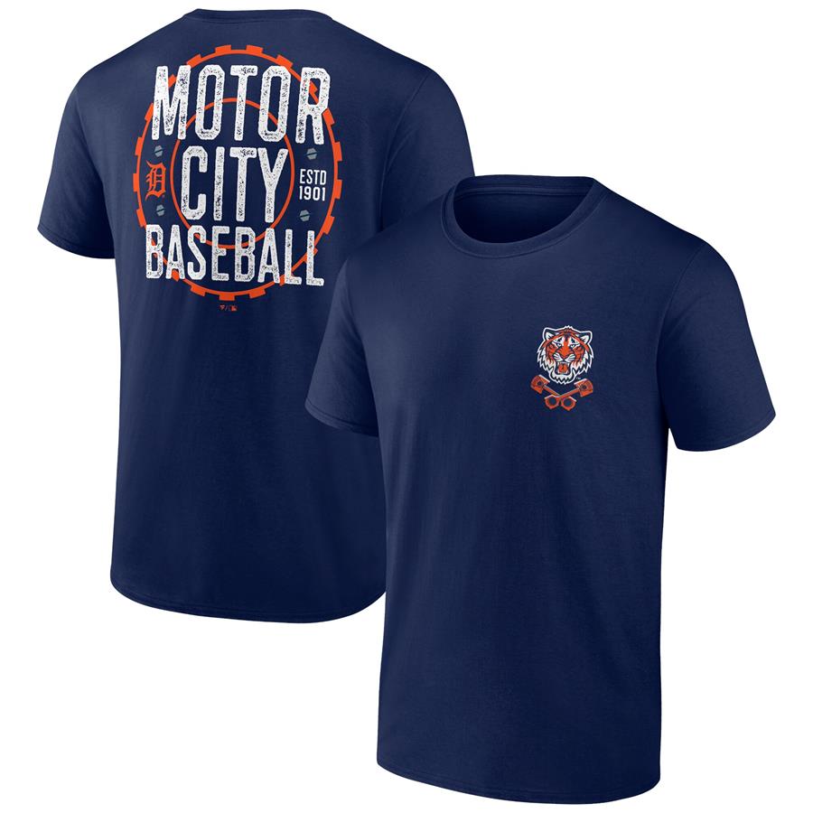 Detroit Tigers Fanatics Branded Iconic Bring It T-Shirt - Navy