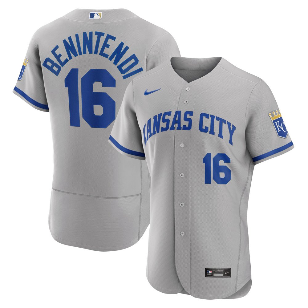 Andrew Benintendi Kansas City Royals Nike 2022 Road Authentic Player Jersey - Gray