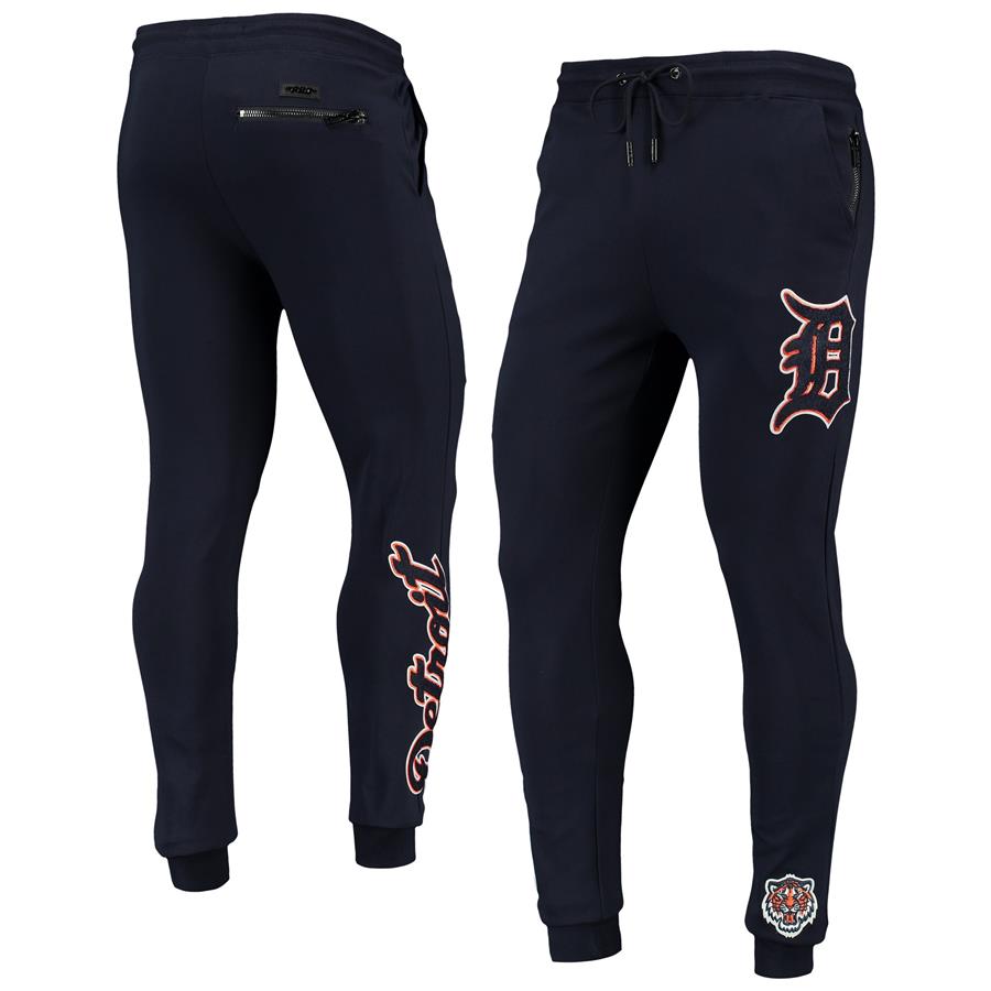 Detroit Tigers Pro Standard Logo Jogger Pants - Navy