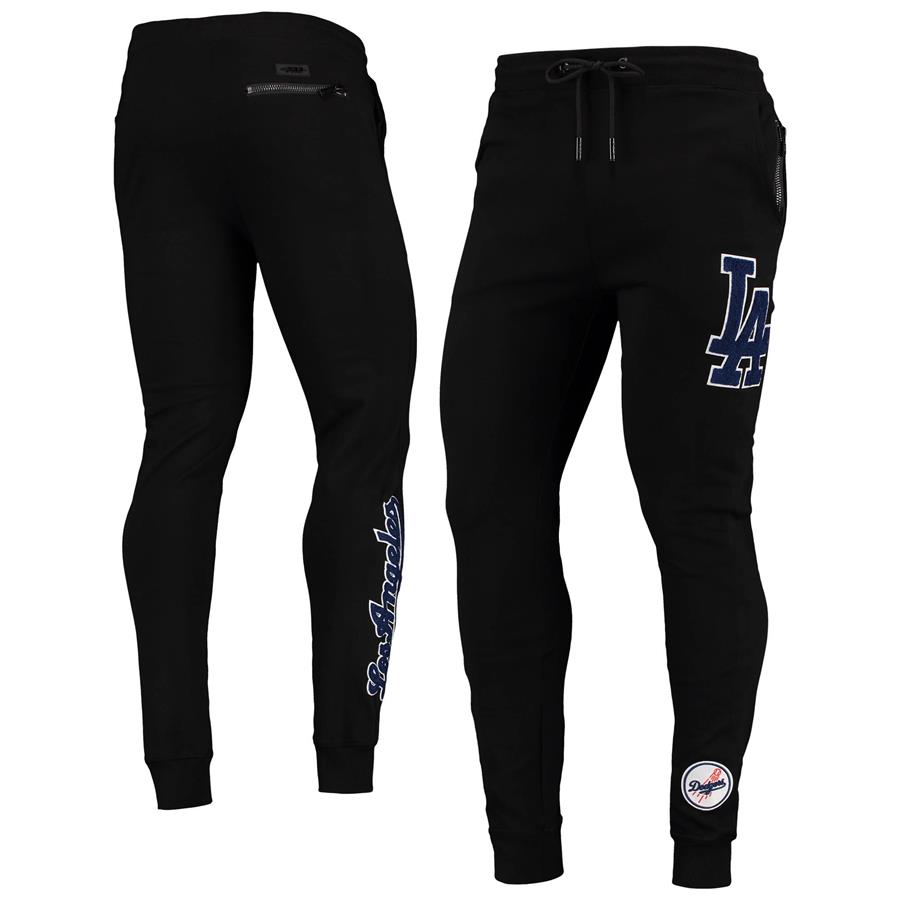 Los Angeles Dodgers Pro Standard Logo Jogger Pants - Black