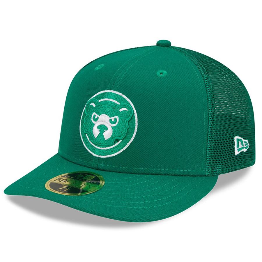 Chicago Cubs New Era 2022 St. Patrick's Day On-Field Low Profile 59FIFTY Fitted Hat - Green