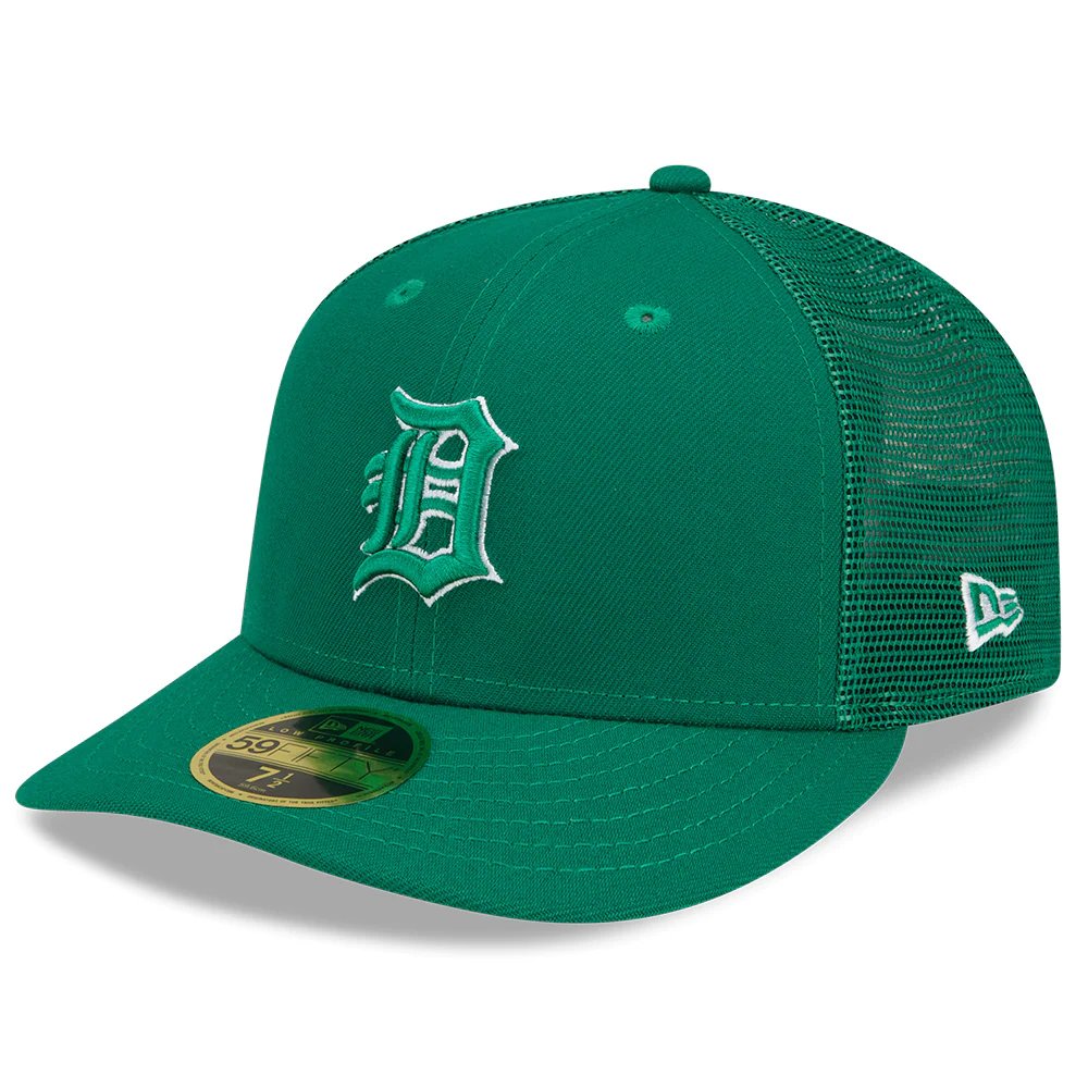 Detroit Tigers New Era 2022 St. Patrick's Day On-Field Low Profile 59FIFTY Fitted Hat - Green