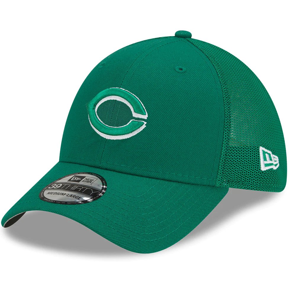 Cincinnati Reds New Era St. Patrick's Day 39THIRTY Flex Hat - Green