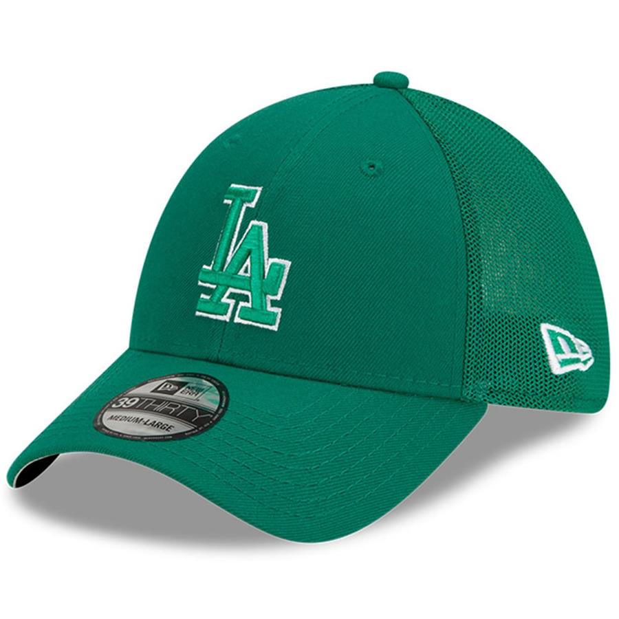 Los Angeles Dodgers New Era St. Patrick's Day 39THIRTY Flex Hat - Green