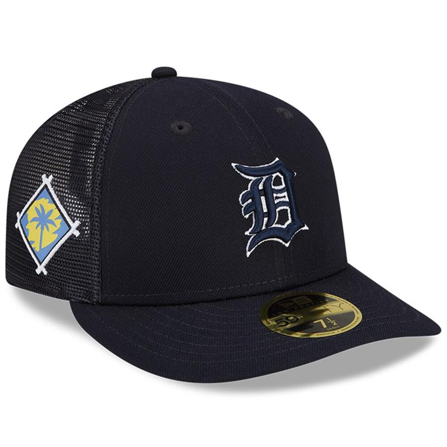 Detroit Tigers New Era 2022 Spring Training Low Profile 59FIFTY Fitted Hat - Navy