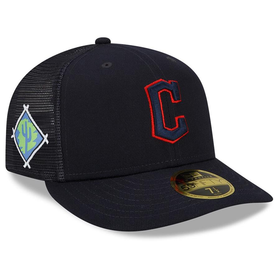 Cleveland Guardians New Era 2022 Spring Training Low Profile 59FIFTY Fitted Hat - Navy