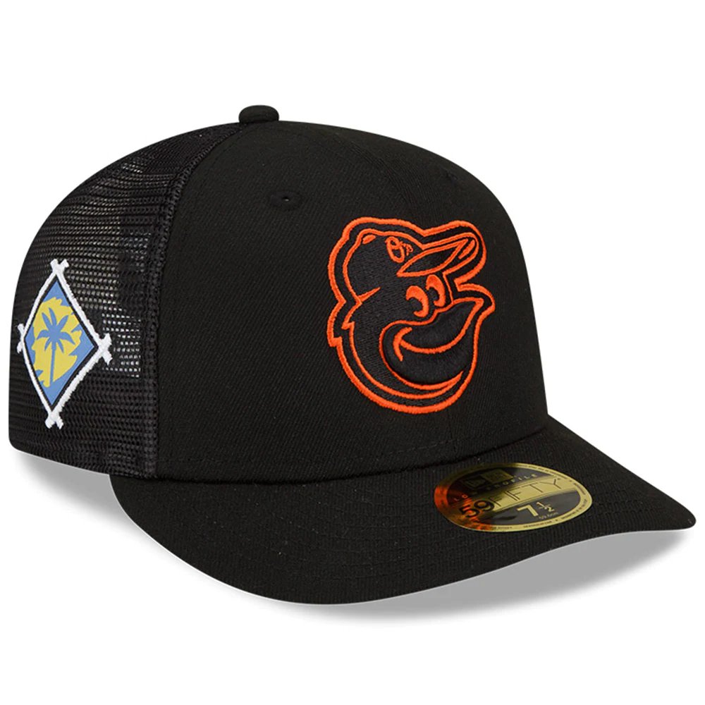 Baltimore Orioles New Era 2022 Spring Training Low Profile 59FIFTY Fitted Hat - Black