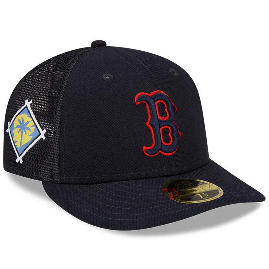 Boston Red Sox New Era 2022 Spring Training Low Profile 59FIFTY Fitted Hat - Navy