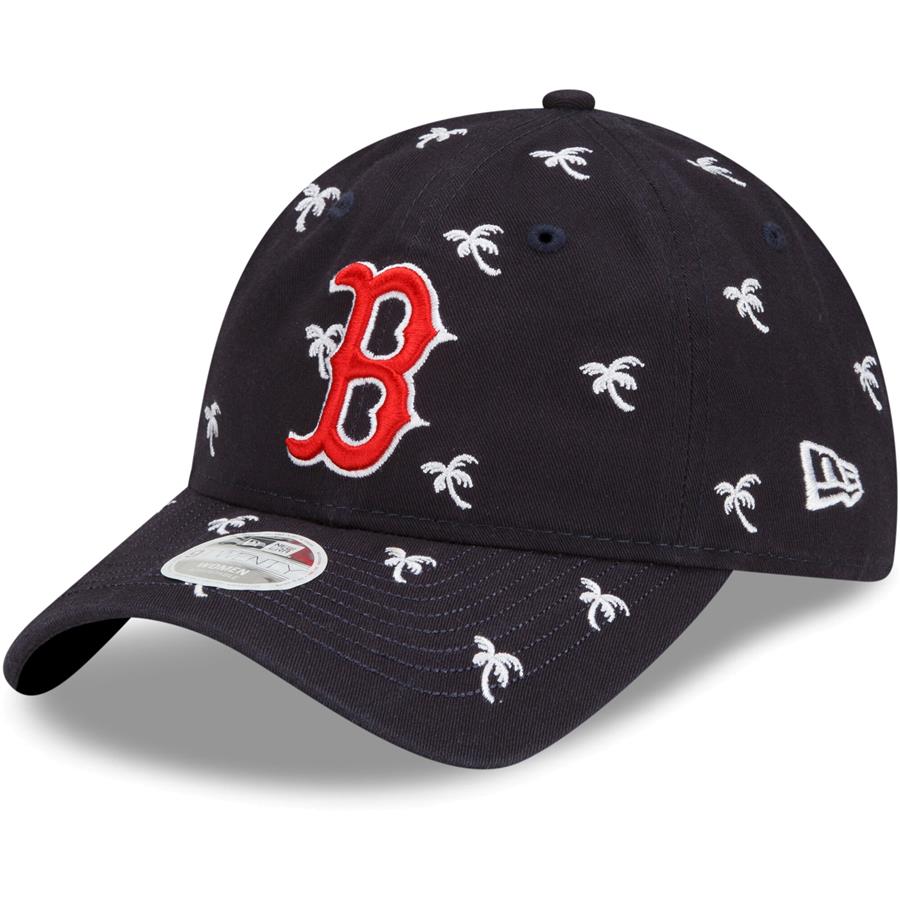 Boston Red Sox New Era Women's Spring Training Scatter 9TWENTY Adjustable Hat - Navy