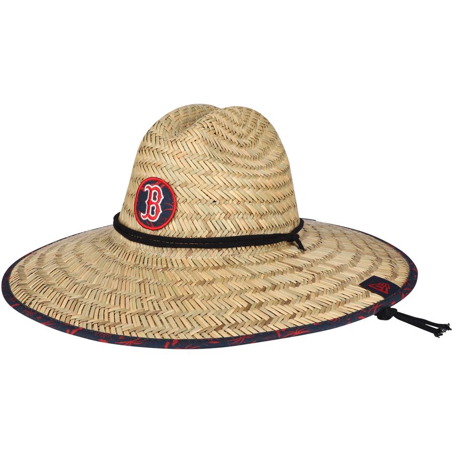 Boston Red Sox New Era 2022 MLB Spring Training Straw Hat - Natural