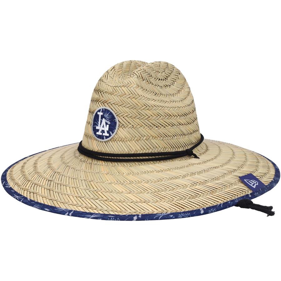 Los Angeles Dodgers New Era 2022 MLB Spring Training Straw Hat - Natural
