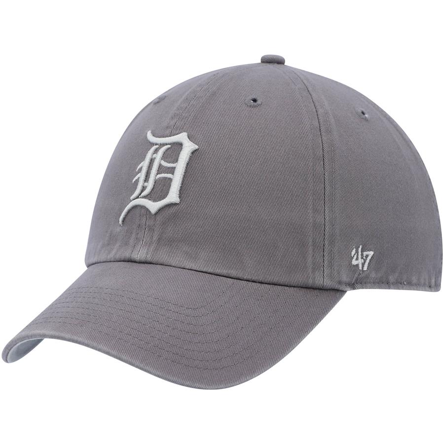 Detroit Tigers '47 Tonal Ballpark Clean Up Adjustable Hat - Gray