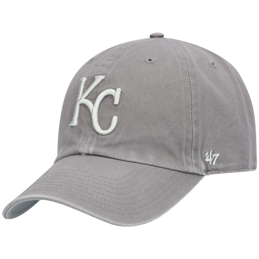 Kansas City Royals '47 Tonal Ballpark Clean Up Adjustable Hat - Gray