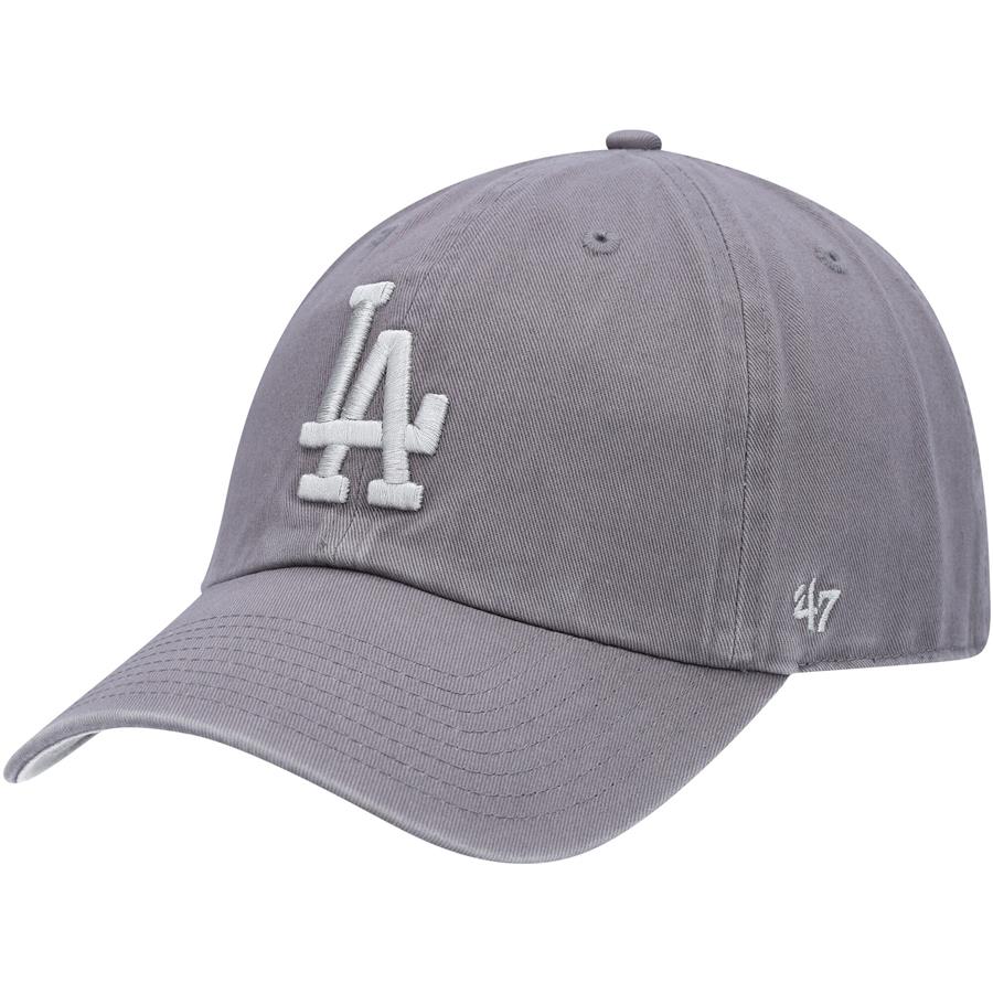 Los Angeles Dodgers '47 Tonal Ballpark Clean Up Adjustable Hat - Gray