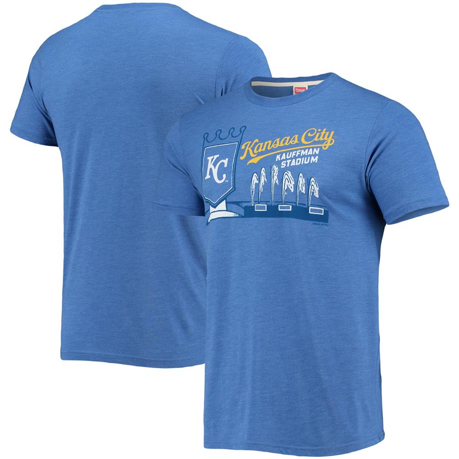 Kansas City Royals Homage Hyper Local Tri-Blend T-Shirt - Royal