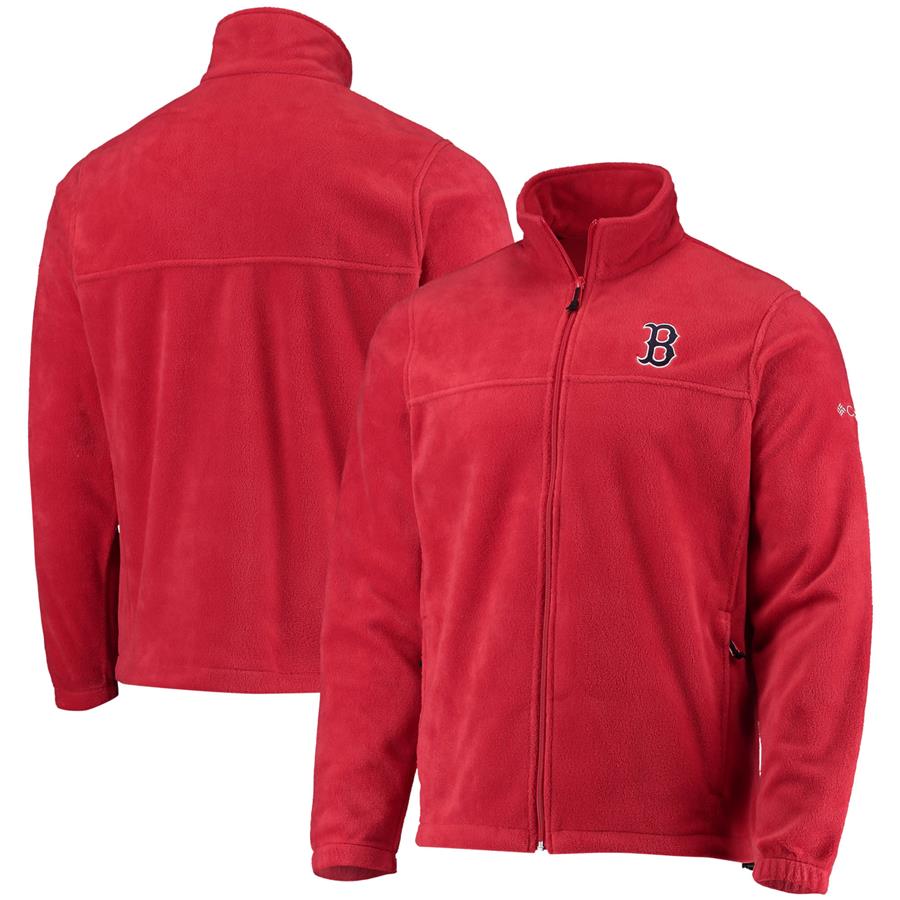 Boston Red Sox Columbia Full-Zip Flanker Jacket - Red