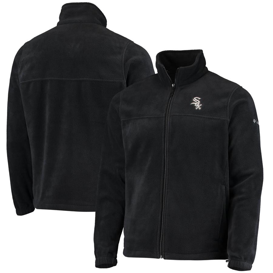 Chicago White Sox Columbia Full-Zip Flanker Jacket - Black
