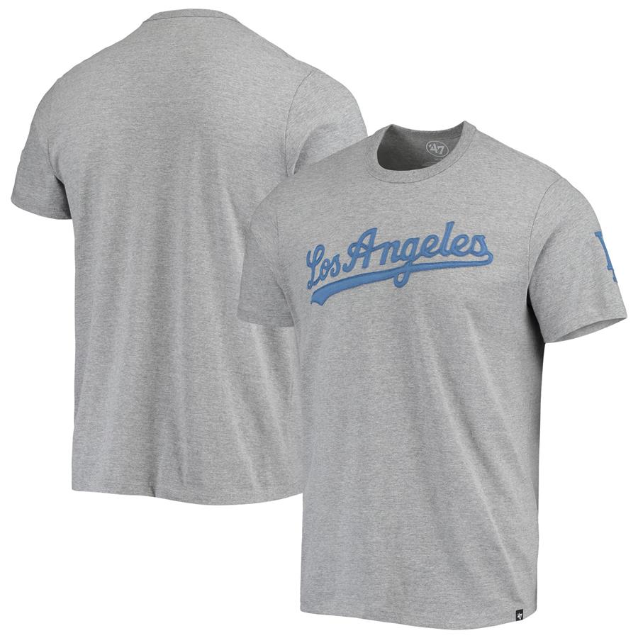 Los Angeles Dodgers '47 Franklin Fieldhouse T-Shirt - Gray