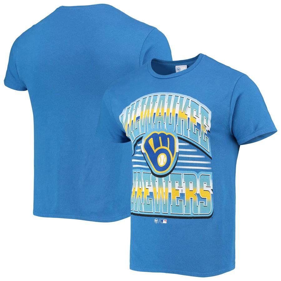 Milwaukee Brewers '47 Podium Tubular T-Shirt - Royal