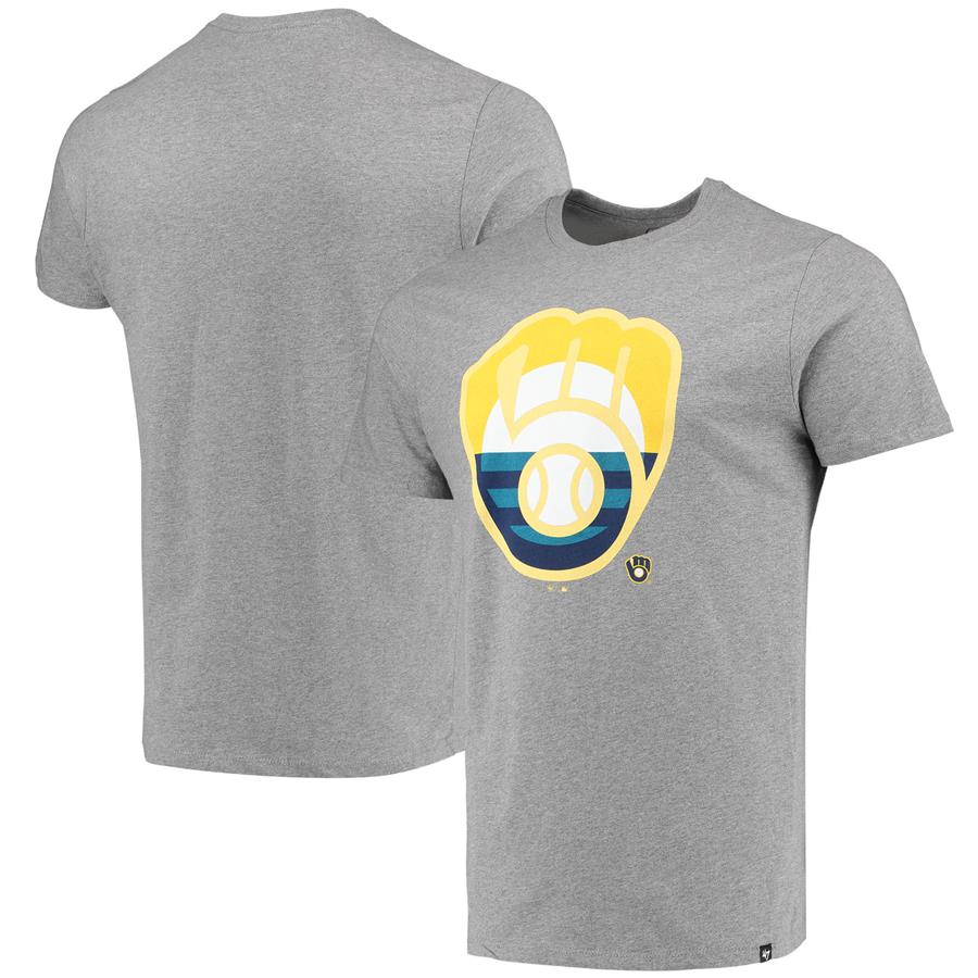 Milwaukee Brewers '47 Regional Super Rival T-Shirt - Heathered Gray