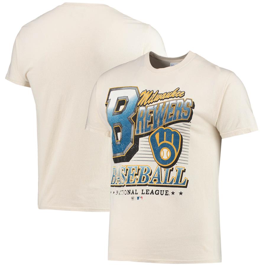 Milwaukee Brewers '47 Vintage Tubular T-Shirt - White