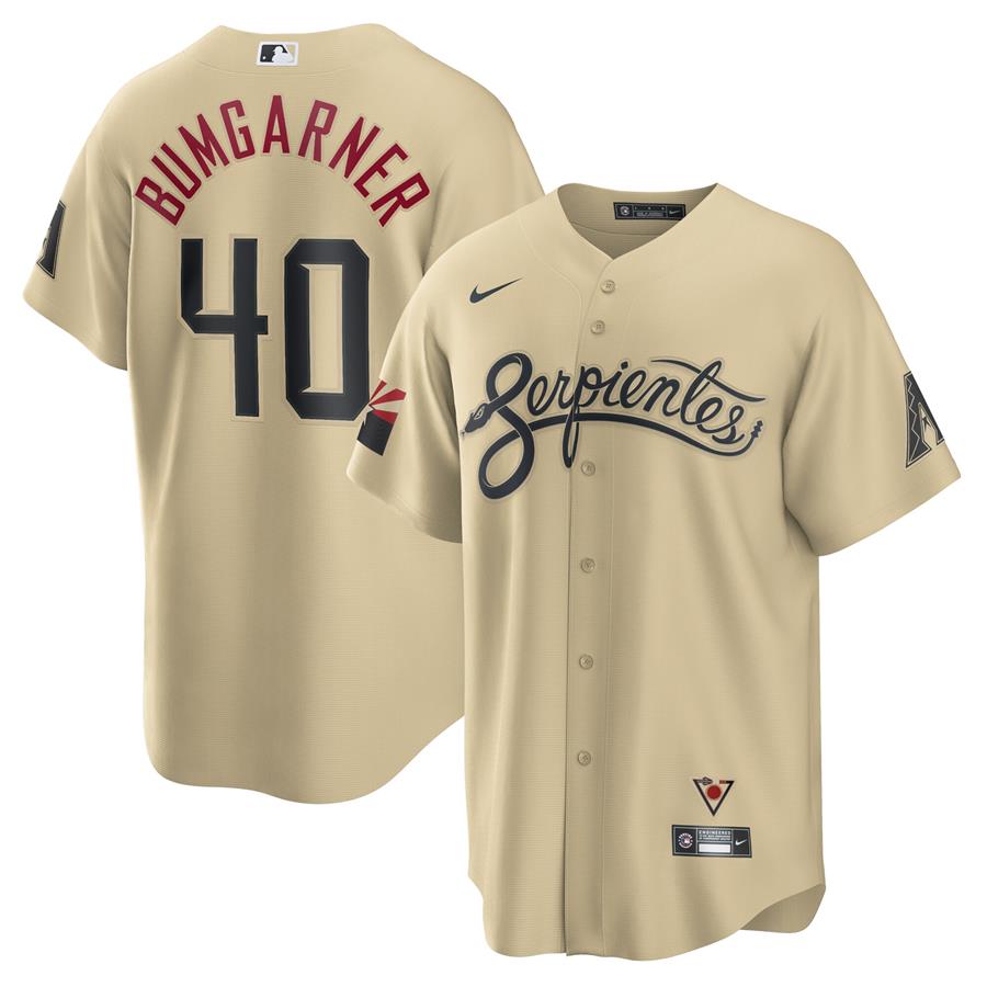 Madison Bumgarner Arizona Diamondbacks Nike 2021 City Connect Replica Player Jersey - Gold