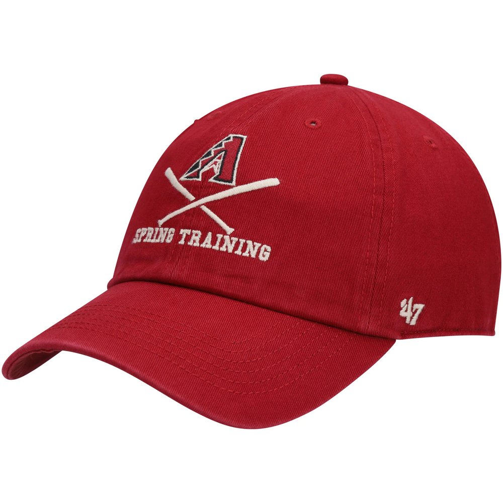 Arizona Diamondbacks '47 2022 MLB Spring Training Cross Bone Clean Up Adjustable Hat - Red