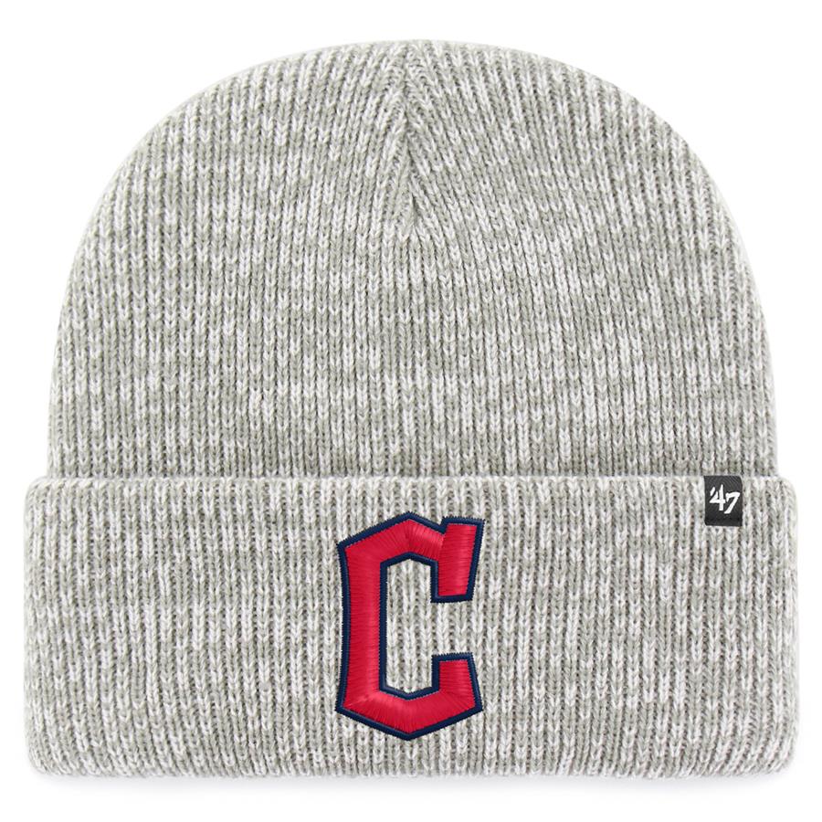Cleveland Guardians '47 Brain Freeze Cuff Knit Hat - Gray
