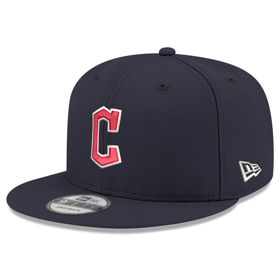 Cleveland Guardians New Era 9FIFTY Snapback Adjustable Hat - Navy