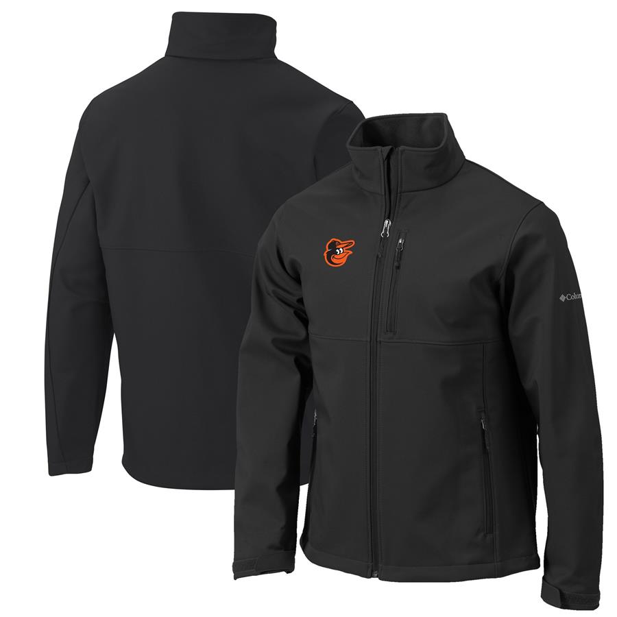 Baltimore Orioles Columbia Ascender Full-Zip Jacket - Black