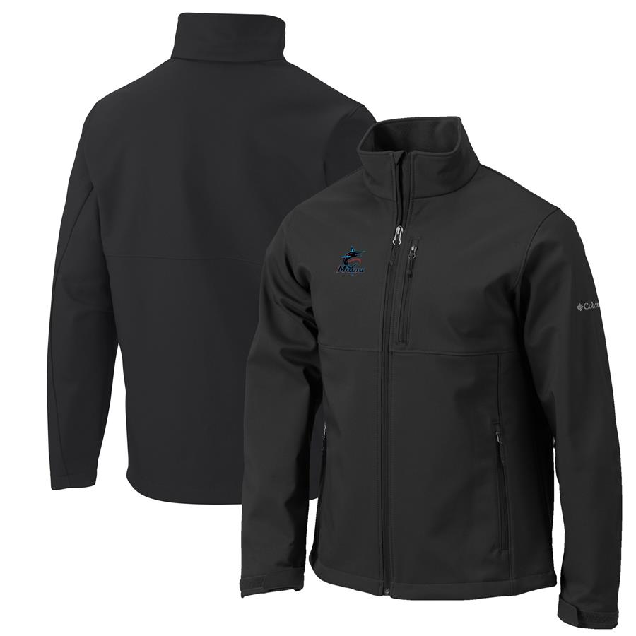 Miami Marlins Columbia Ascender Full-Zip Jacket - Black
