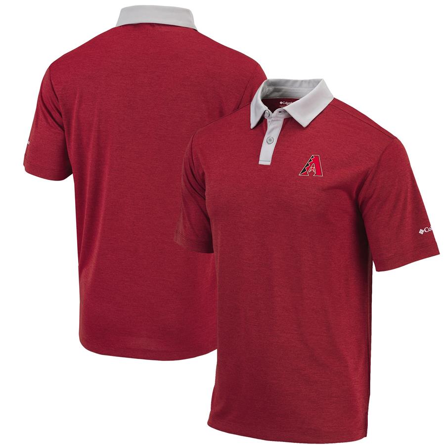 Arizona Diamondbacks Columbia Range Omni-Wick Polo - Red