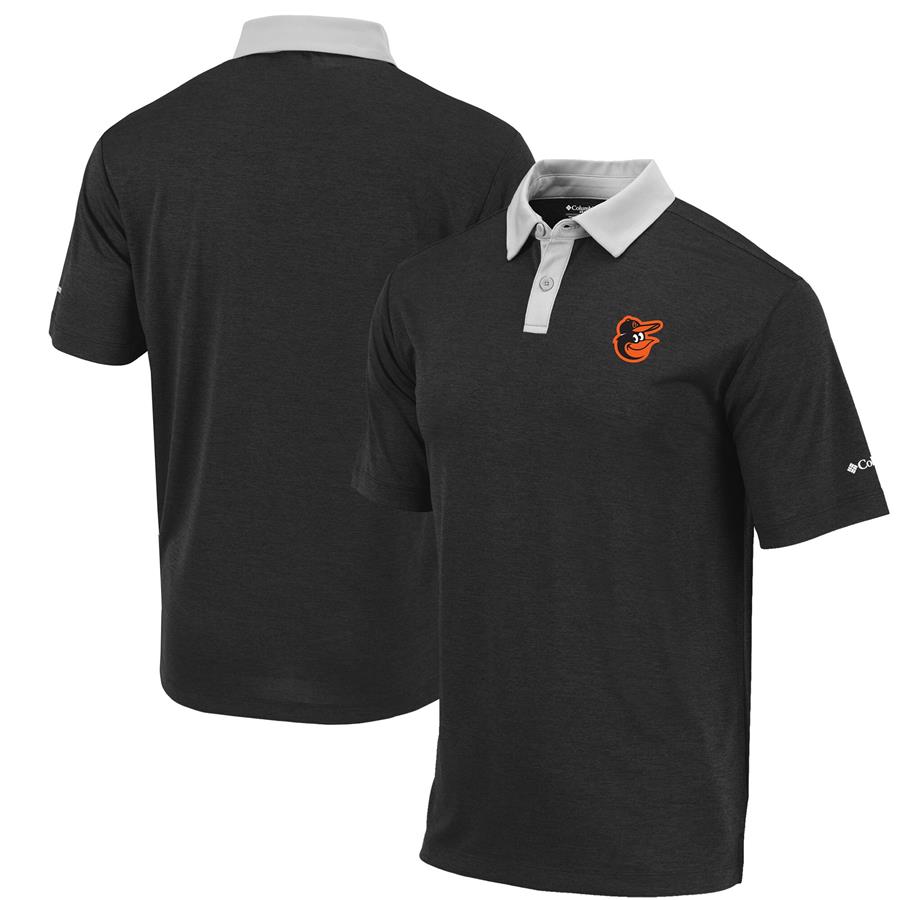 Baltimore Orioles Columbia Range Omni-Wick Polo - Black