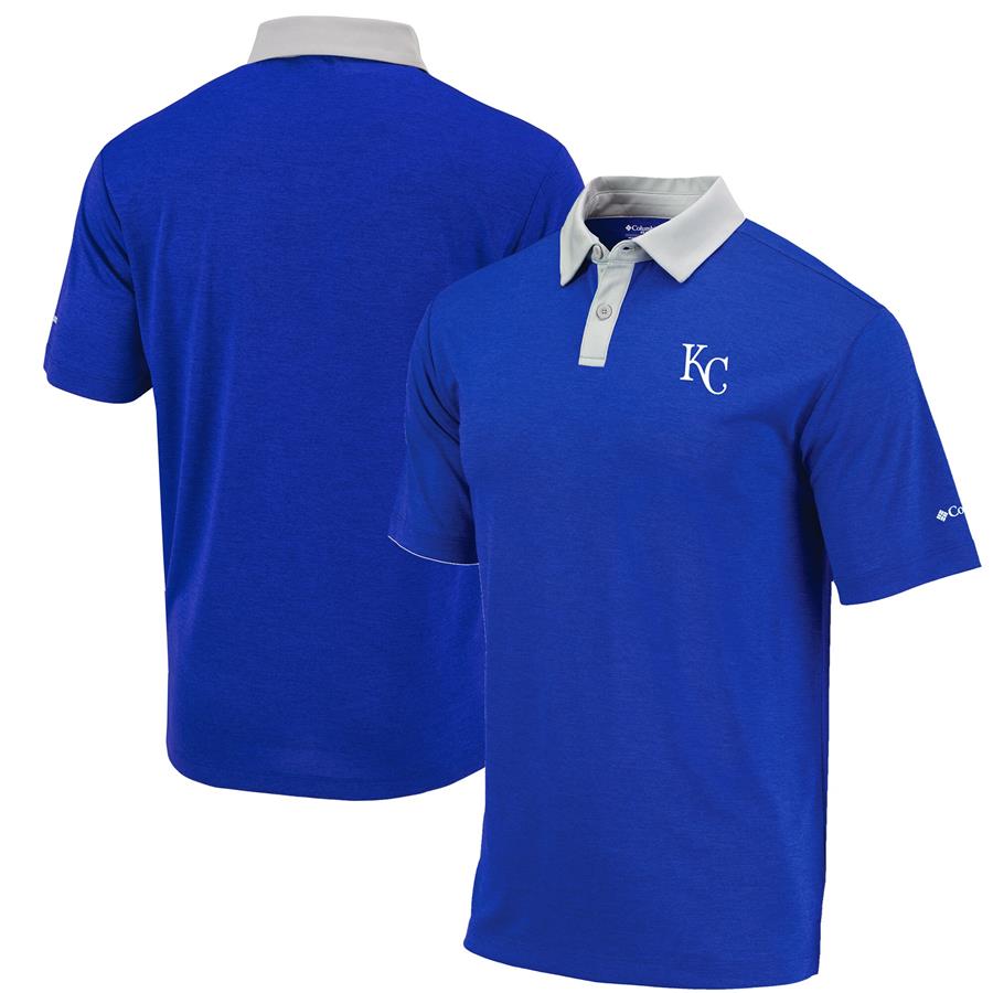 Kansas City Royals Columbia Range Omni-Wick Polo - Royal