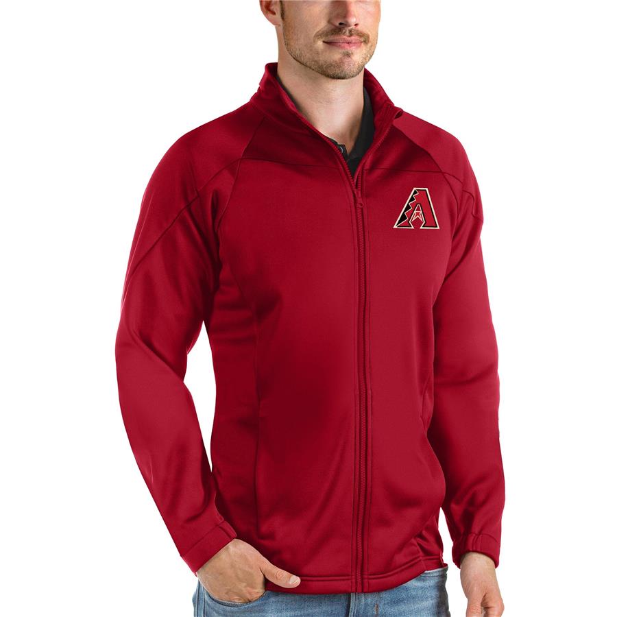 Arizona Diamondbacks Antigua Links Full-Zip Golf Jacket - Red