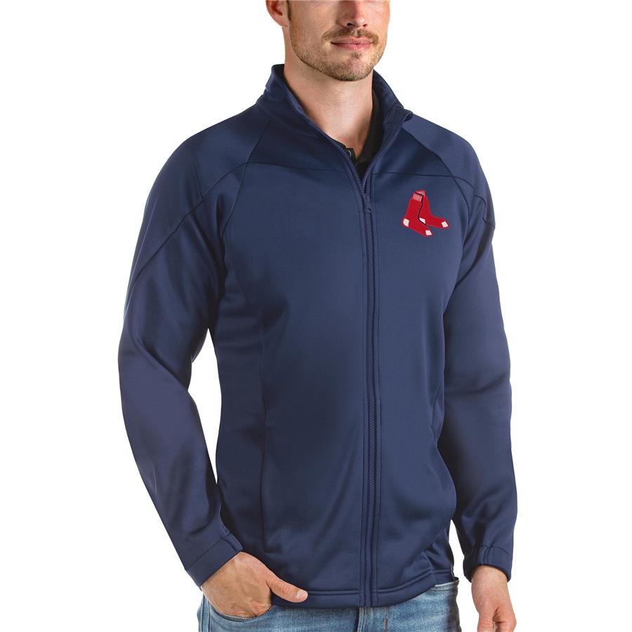 Boston Red Sox Antigua Links Full-Zip Golf Jacket - Navy