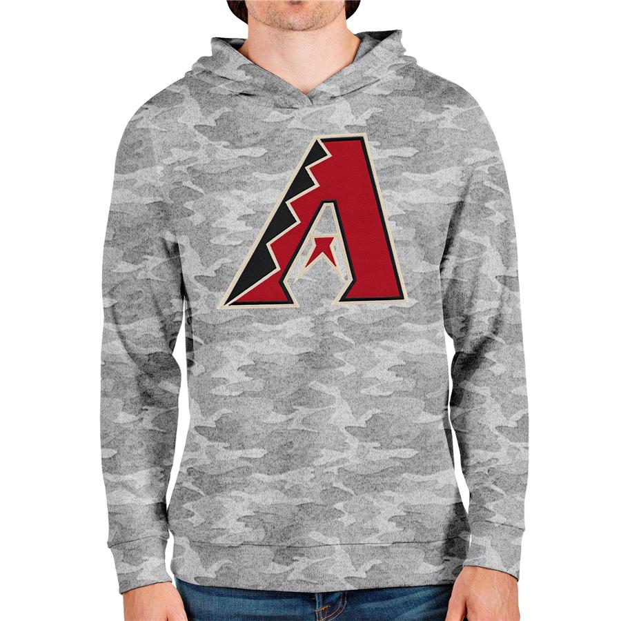 Arizona Diamondbacks Antigua Team Logo Absolute Pullover Hoodie - Camo