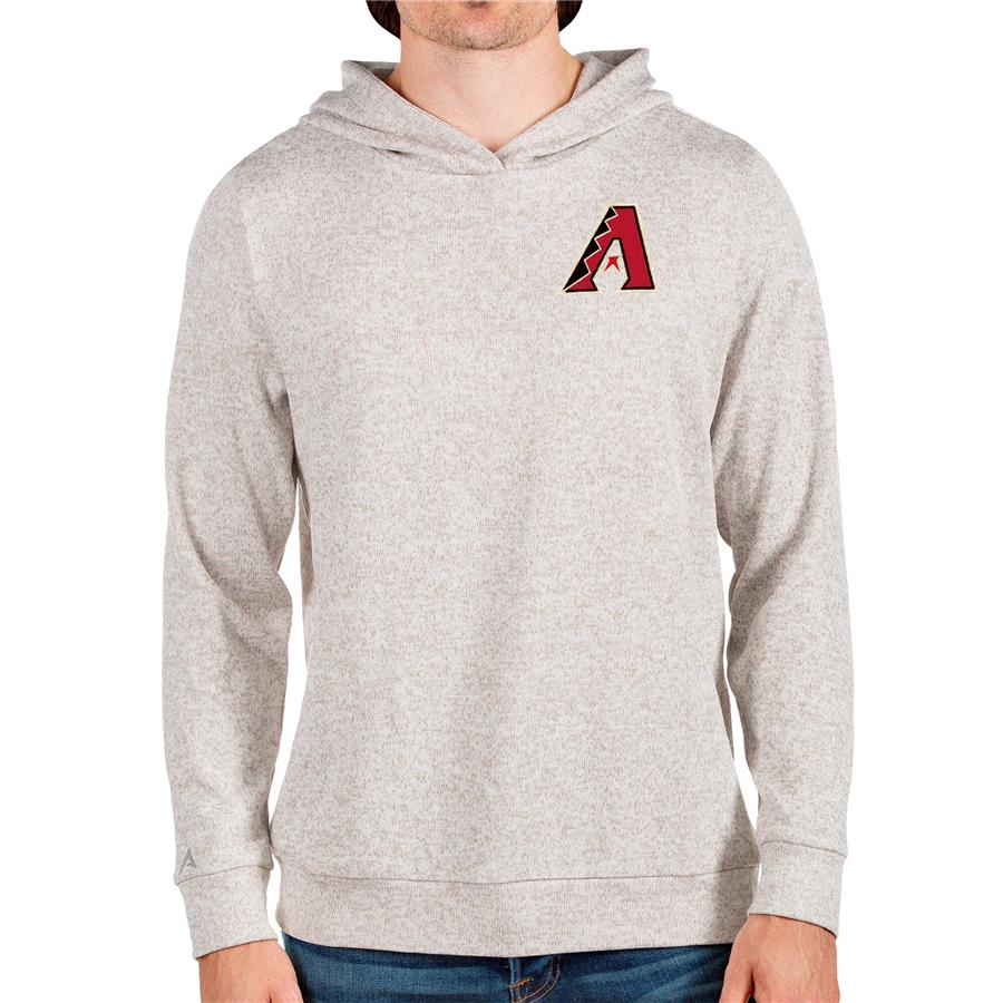 Arizona Diamondbacks Antigua Absolute Pullover Hoodie - Oatmeal