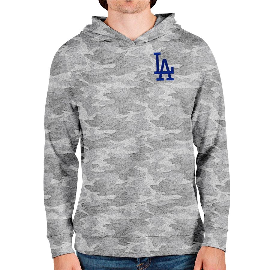 Los Angeles Dodgers Antigua Absolute Pullover Hoodie - Camo
