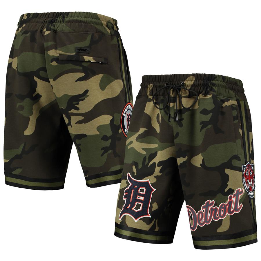 Detroit Tigers Pro Standard Team Shorts - Camo