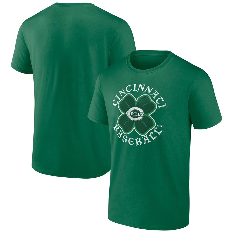 Cincinnati Reds Fanatics Branded St. Patrick's Day Celtic T-Shirt - Kelly Green